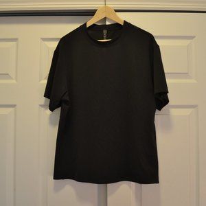 Lululemon Relaxed Fit Train Short Sleeve Shirt, Small, Black